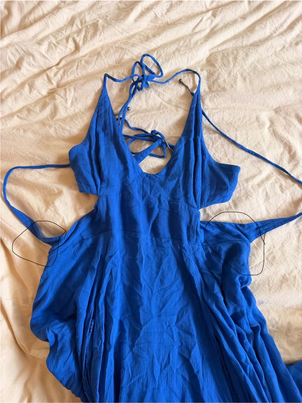 Free people endless summer lillie blue maxi dress